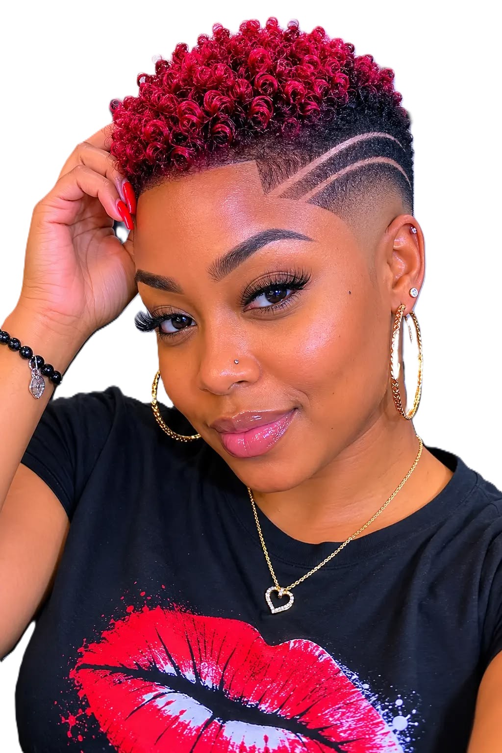 Braids and twists hairstyle by Glow & LushLocks Beauty Salon